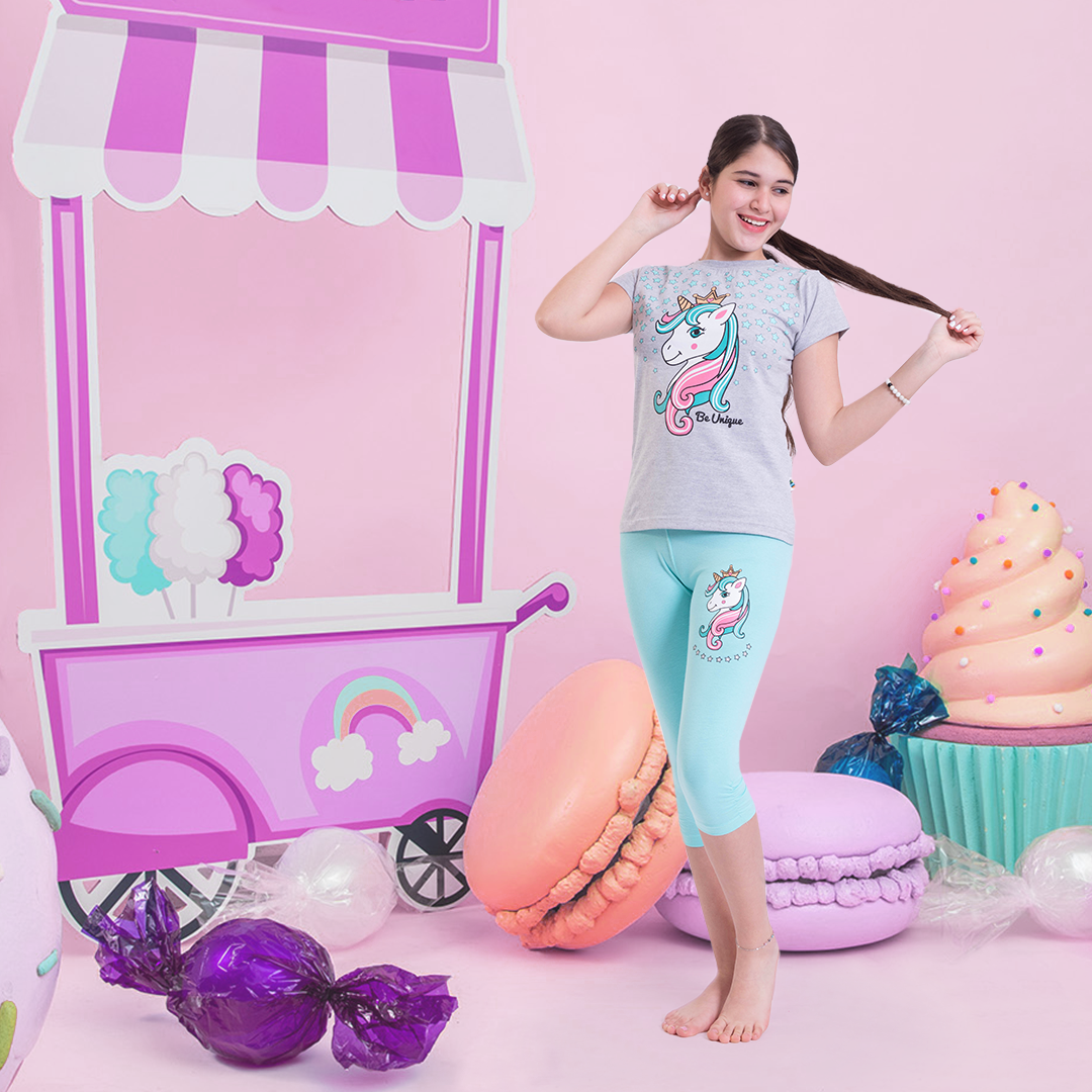 UNICORN girls' pajamas