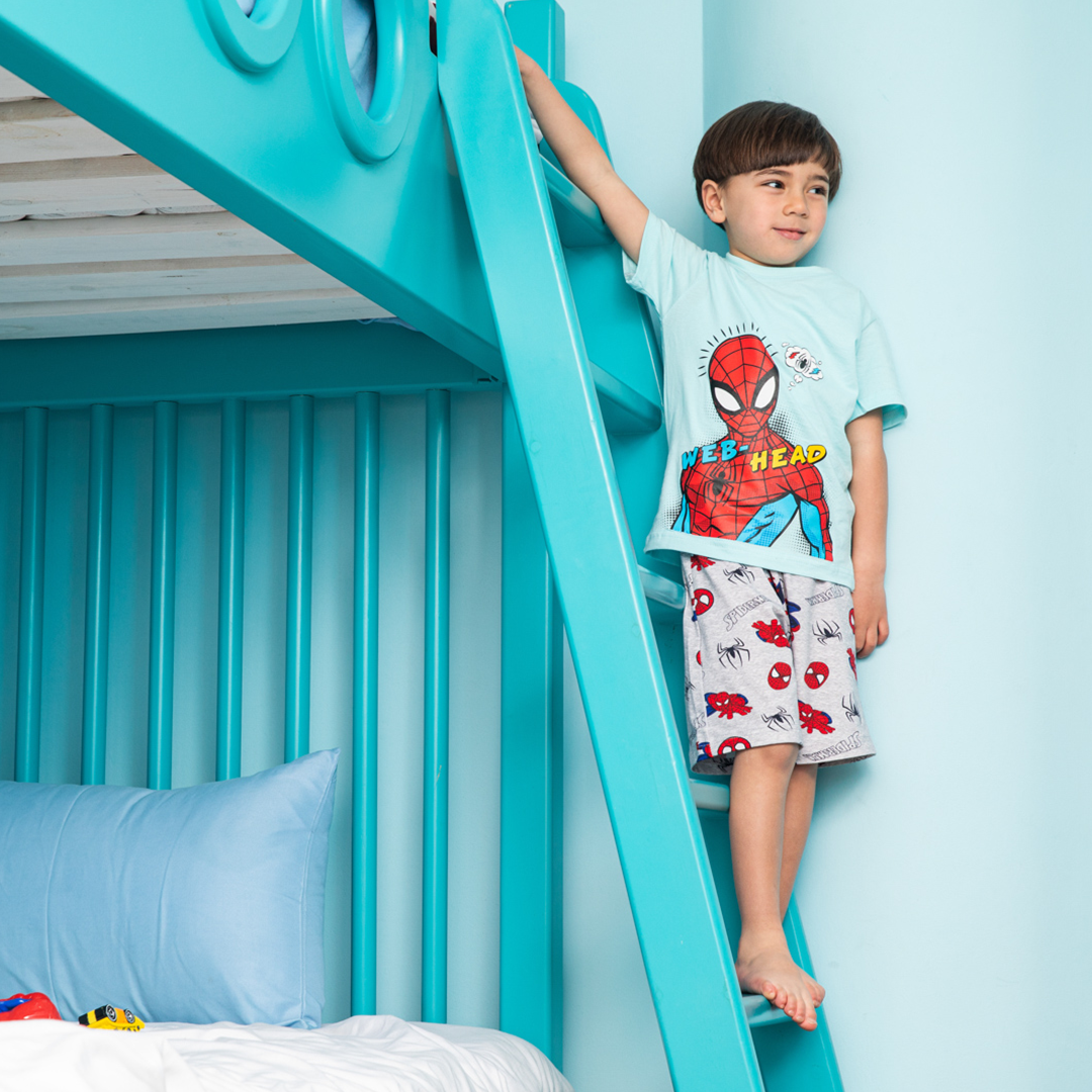 DS- SPIDER MAN pajama shorts