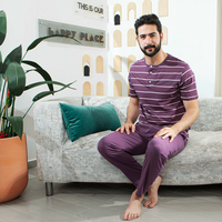 بيجاما رجالي مقلم