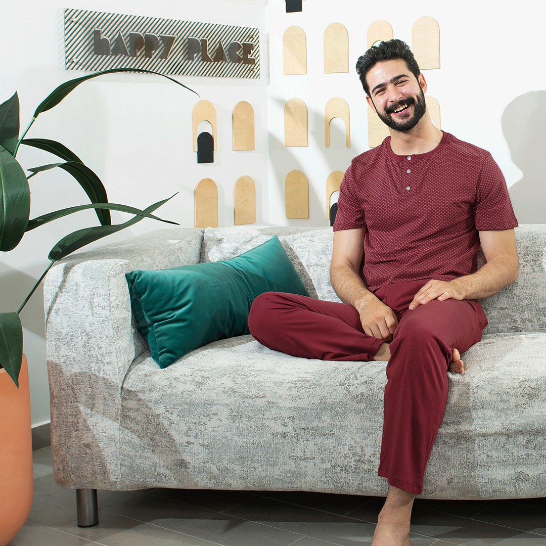 Men's printed pajamas