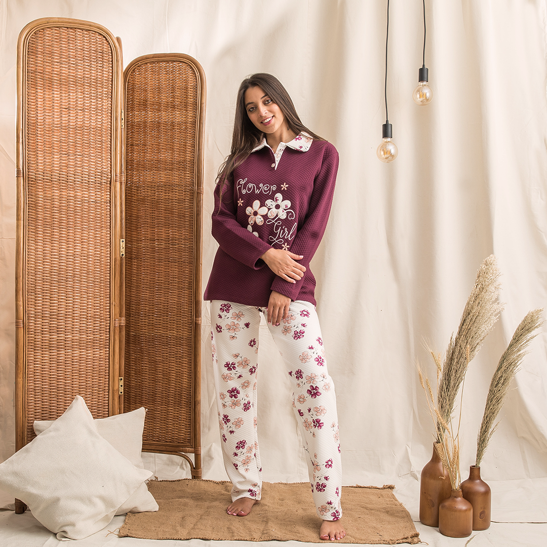 flower Capotone pajamas