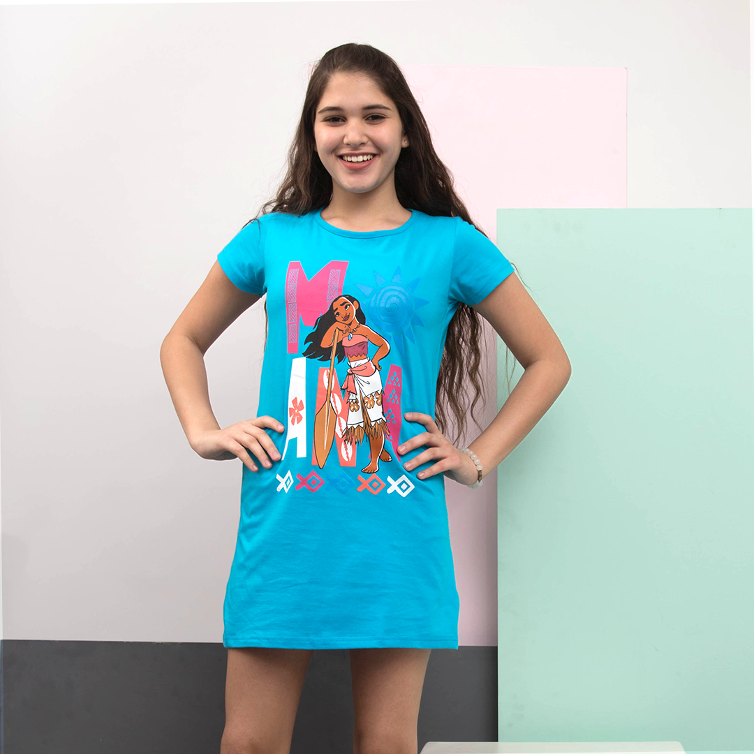 moana girls half sleeve shirt