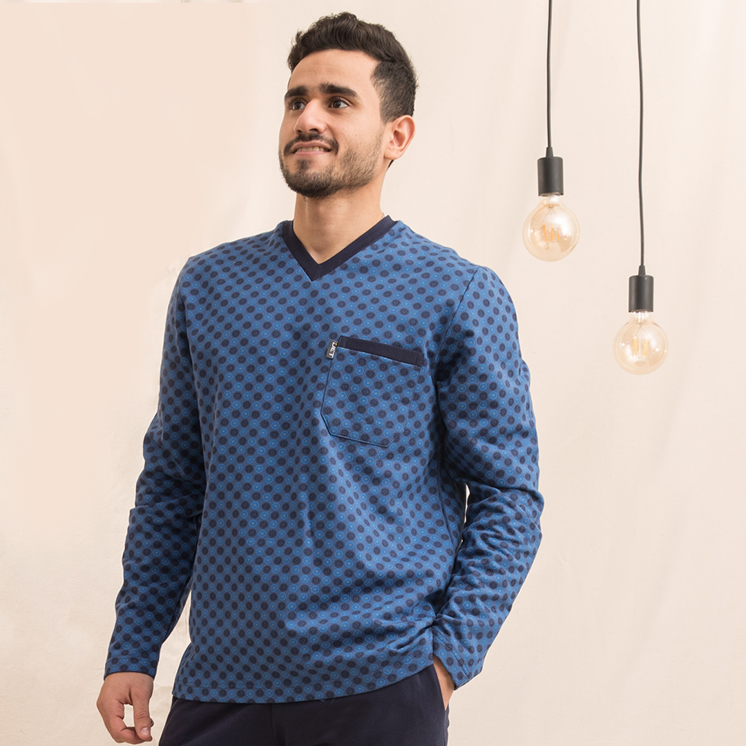 Dwyer and pocket V pajamas for men