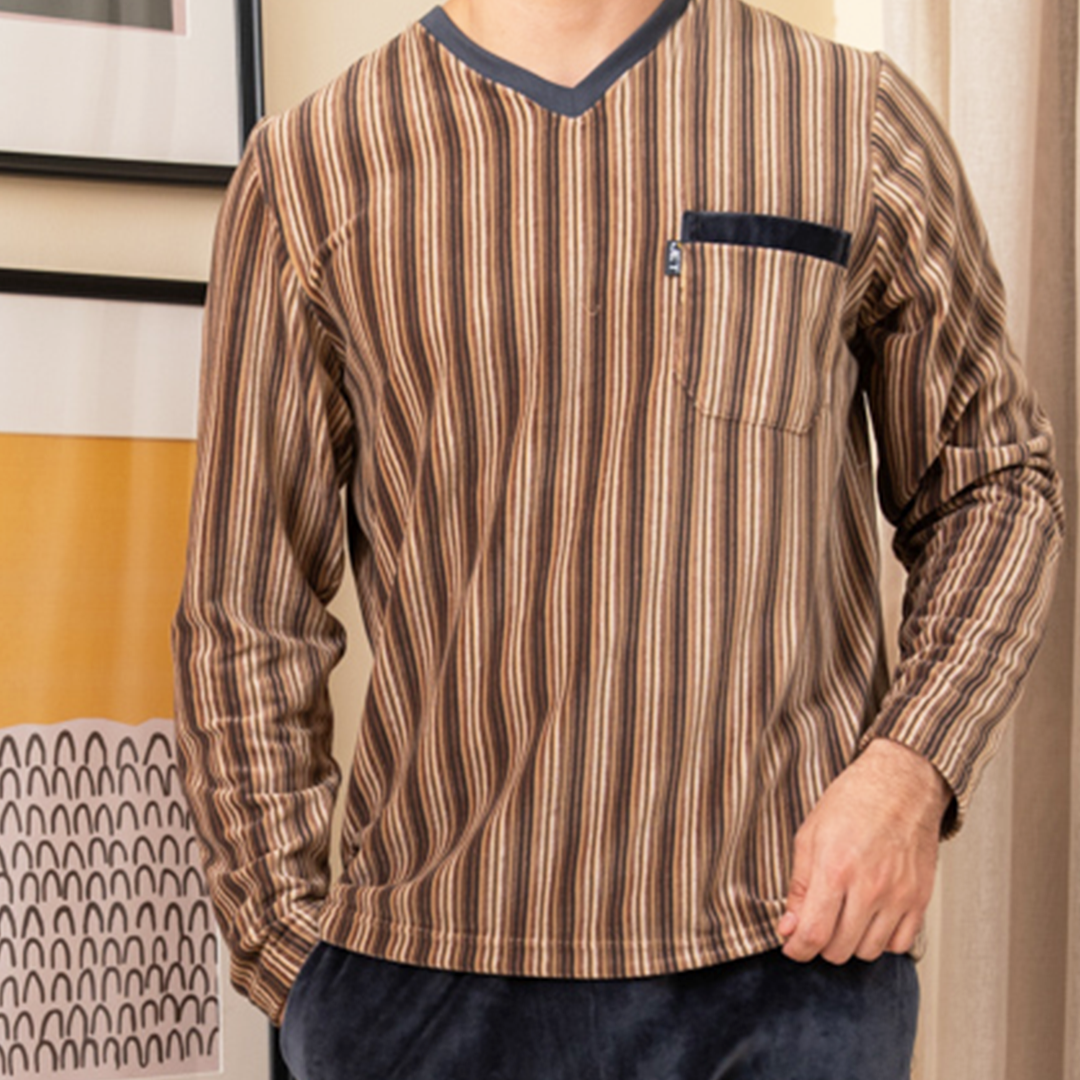 Men's striped pajamas