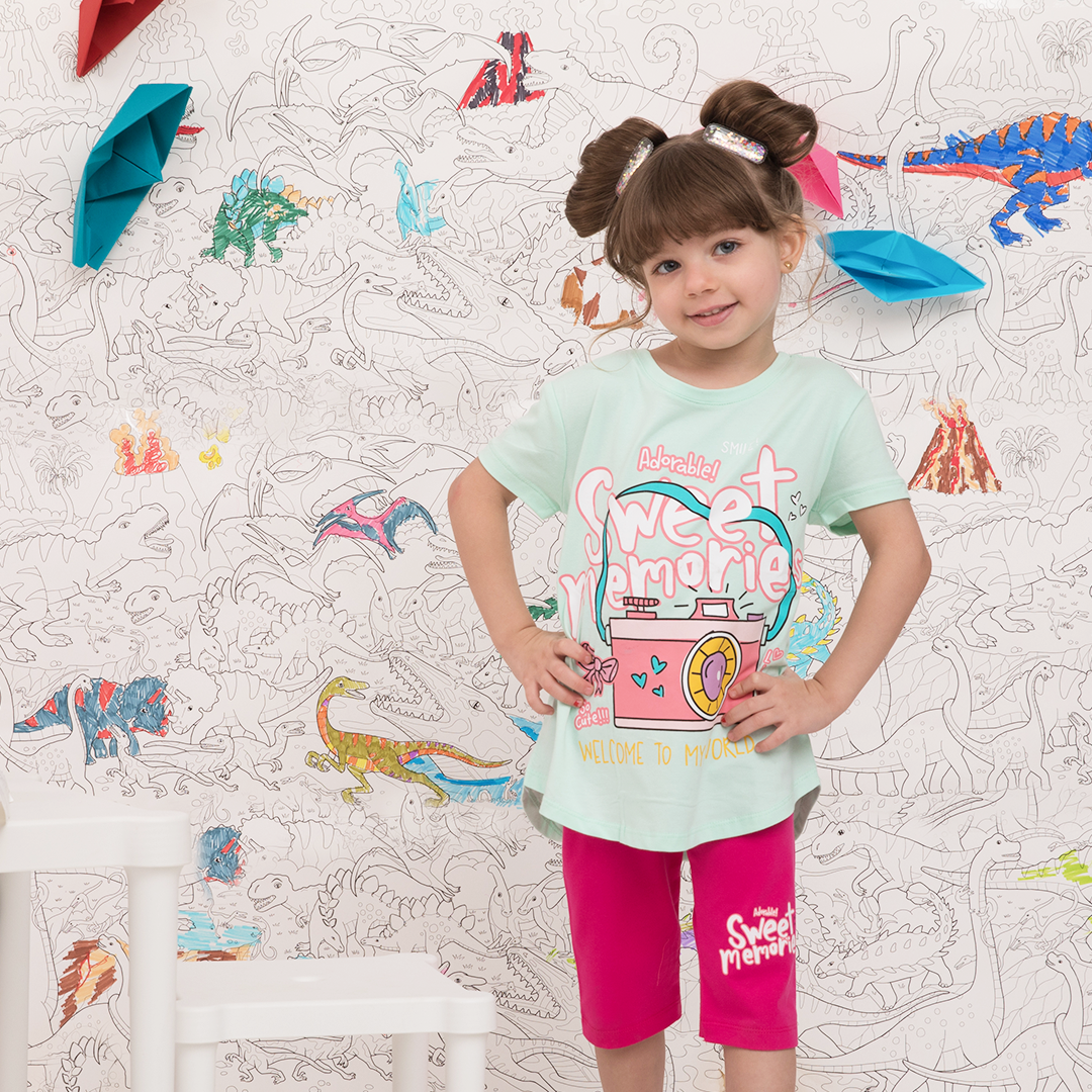 SWEET MEMORIES Girls' legging pajamas 