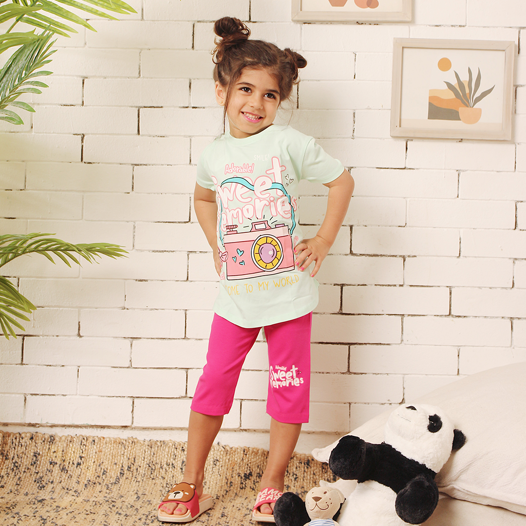 SWEET MEMORIES Girls' legging pajamas 