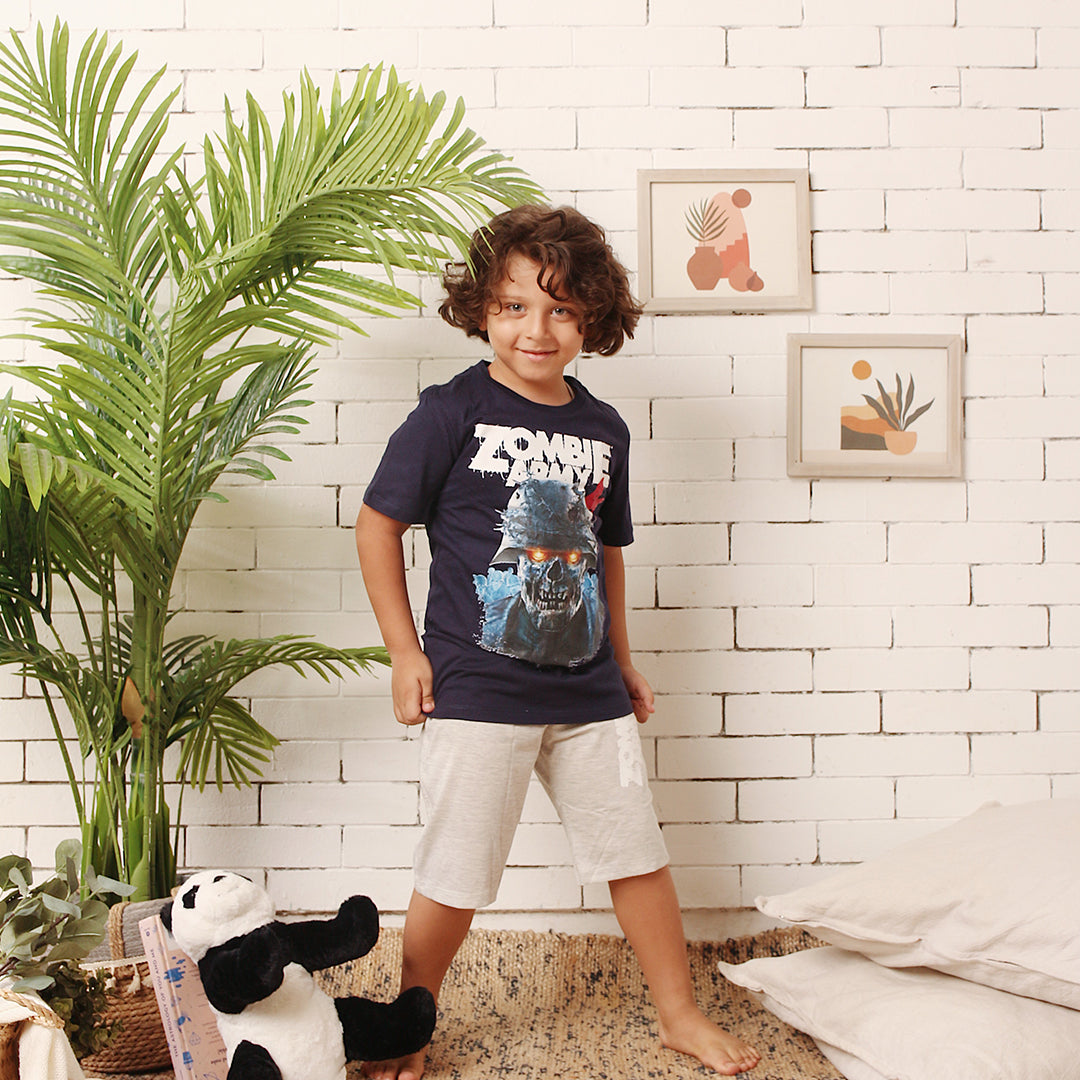 zombie pentacore boys pajamas 