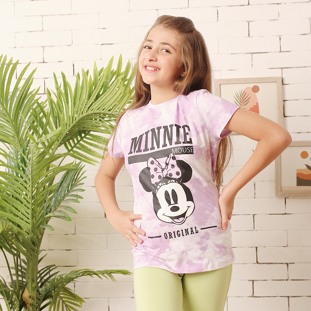 Minnie girls' leggings pajamas