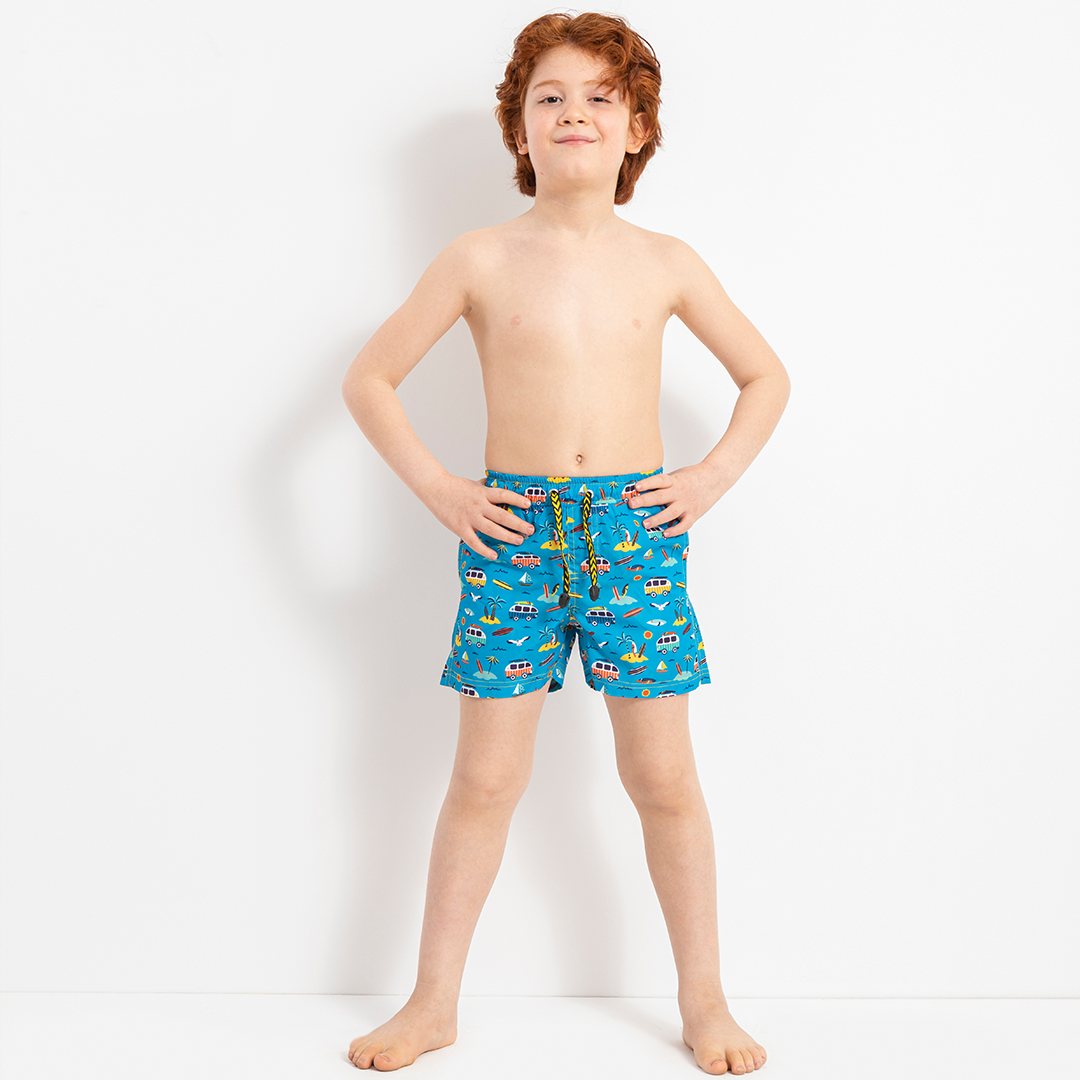 My children's bus swimsuit