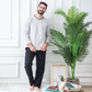 Triangle pajamas with sleeves for men