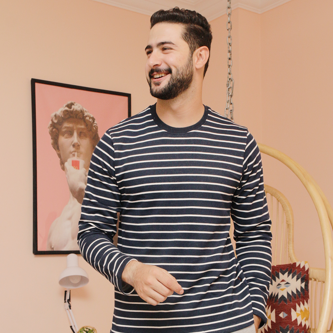 بيجاما رجالي روند مقلم