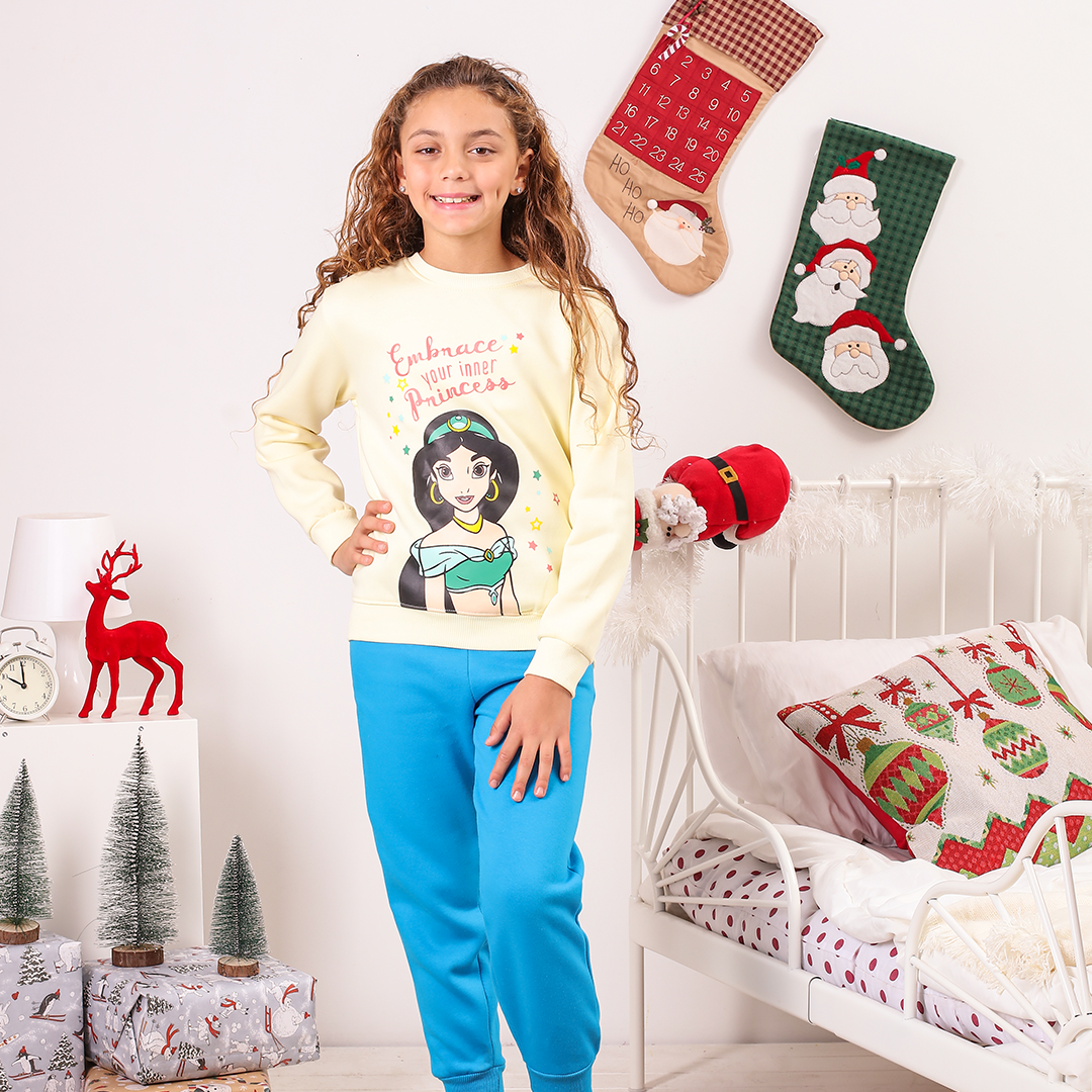 Princess girls pajamas