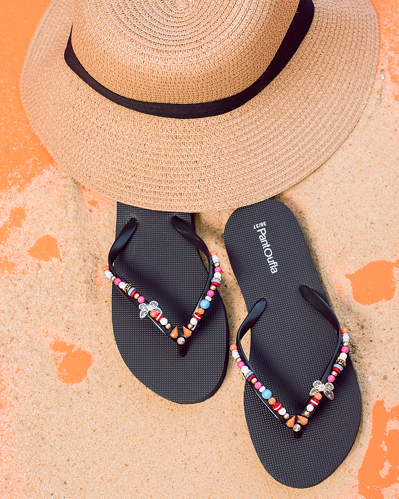 Butterfly slippers for women, accessories