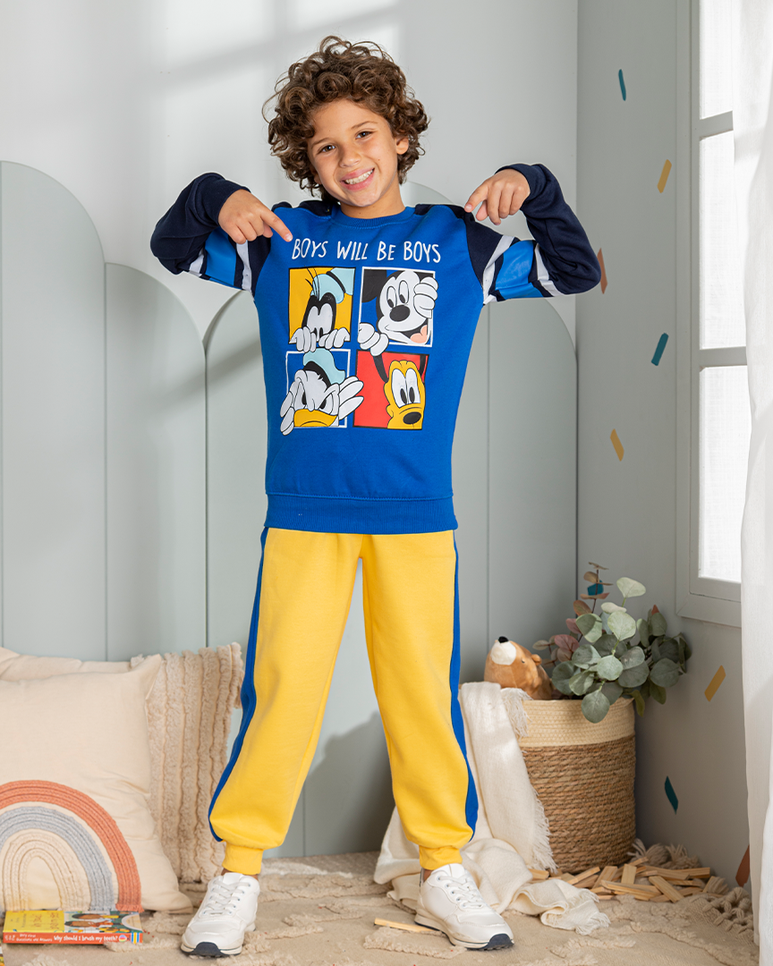 BOYS WILL BE BOYS بيجاما اولادي