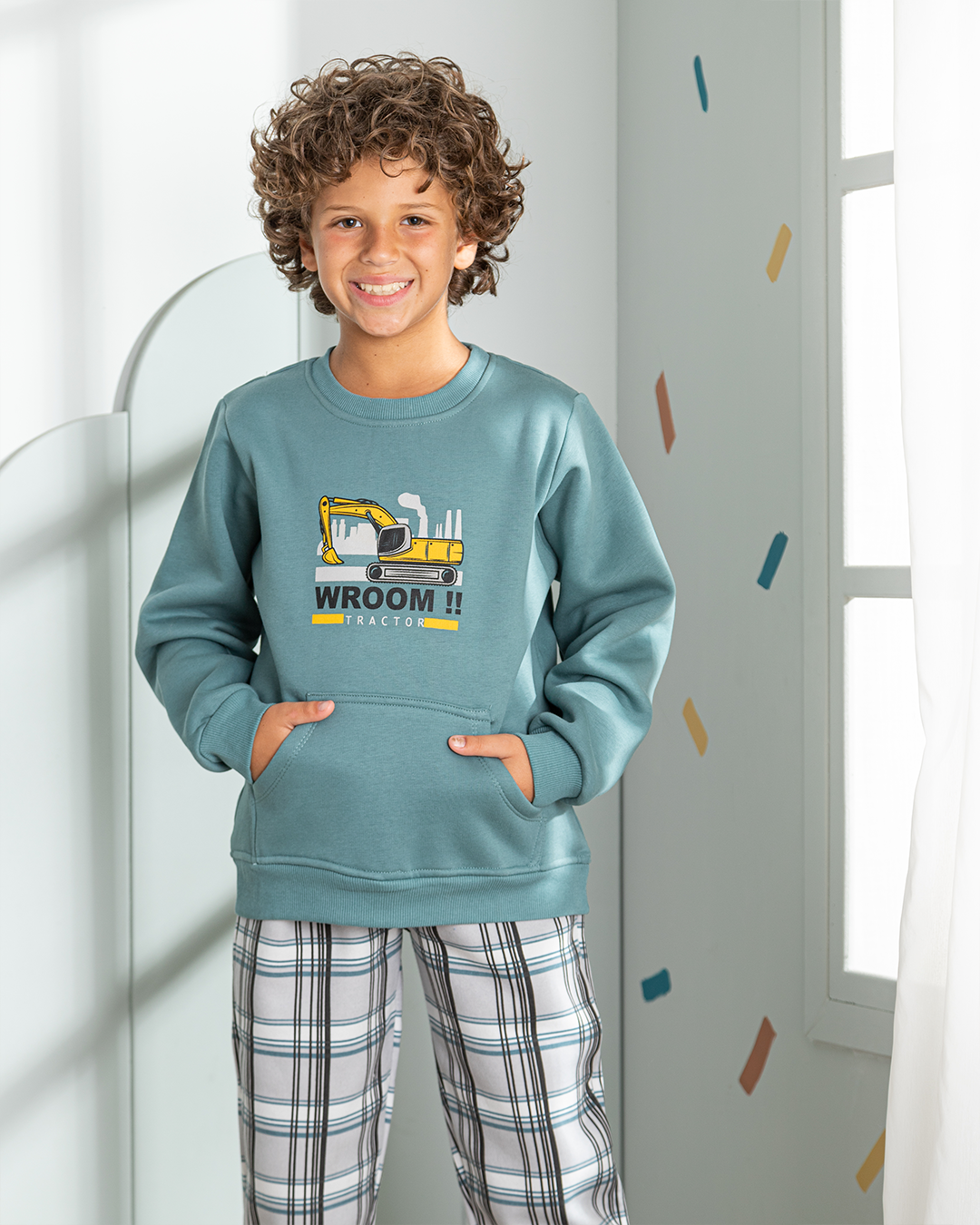 Tractor طقم اولادي مطبوع