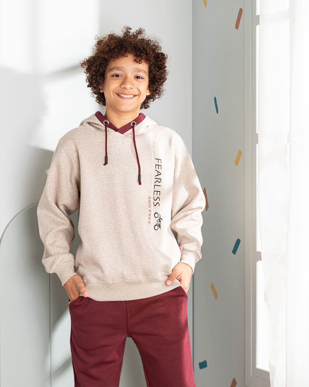 Fearles طقم اولادي كابيشو مطبوع