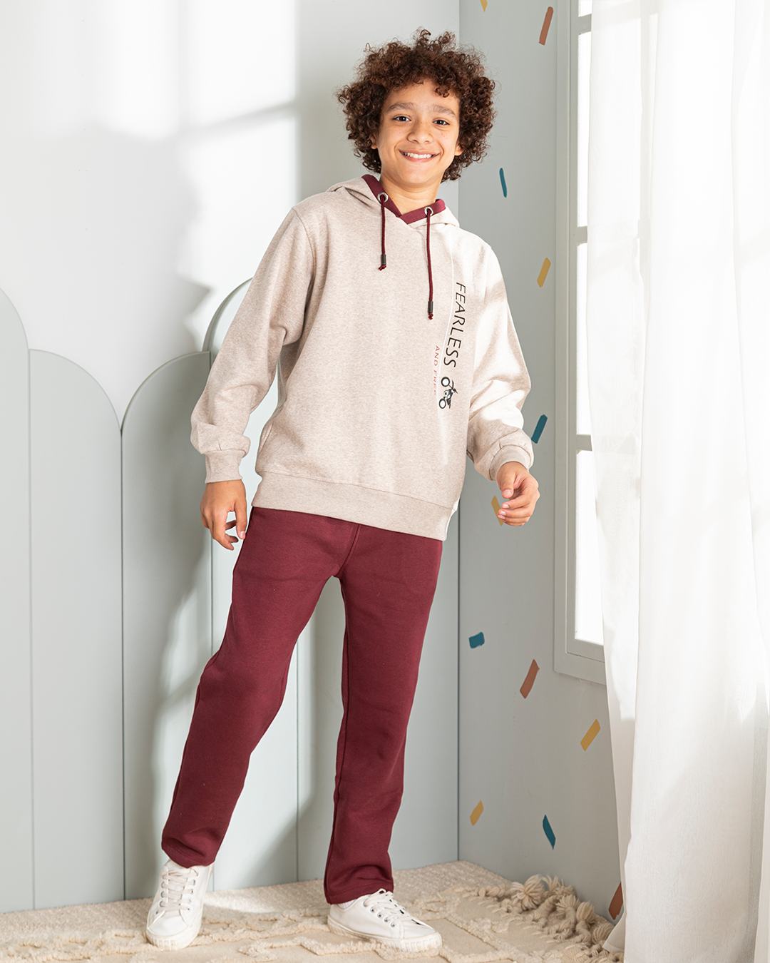 Fearles طقم اولادي كابيشو مطبوع