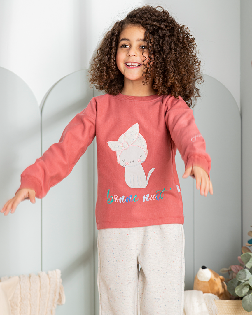 cherie girls embroidered set