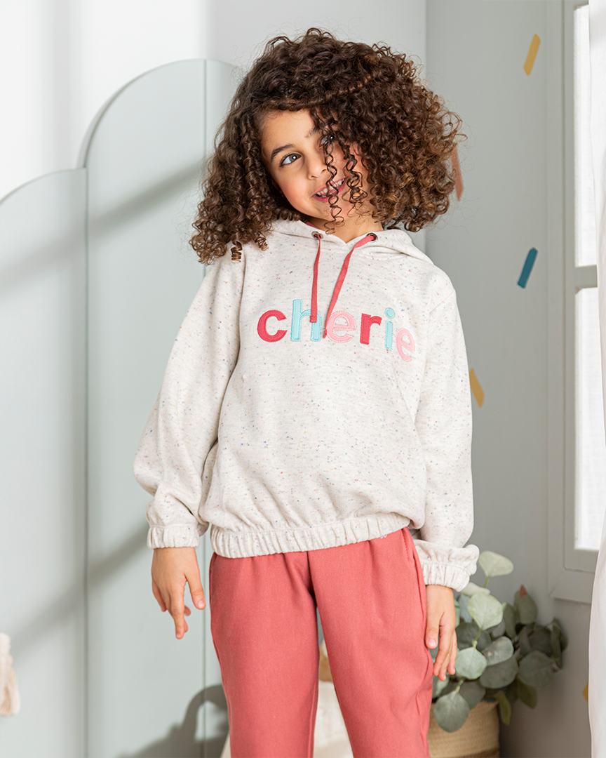 cherie girls' printed set