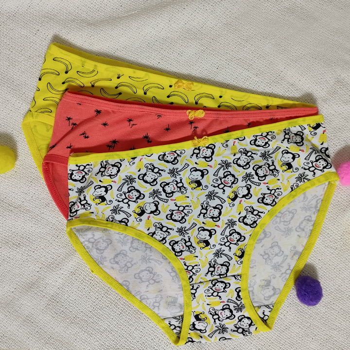 Under girls patterned pack 3
