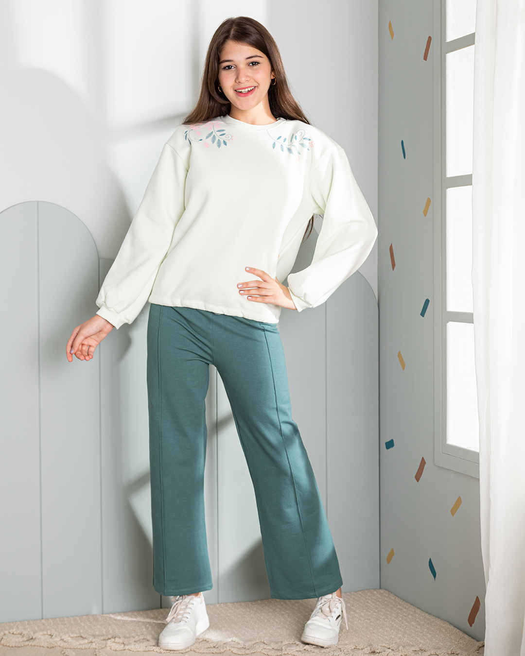 Grow Free Girls' Printed Set