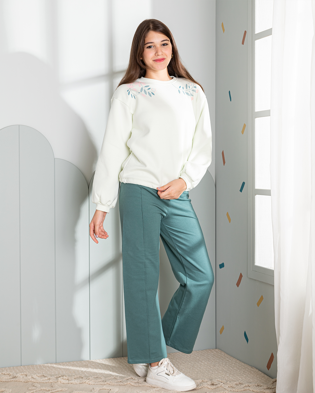 Grow Free Girls' Printed Set