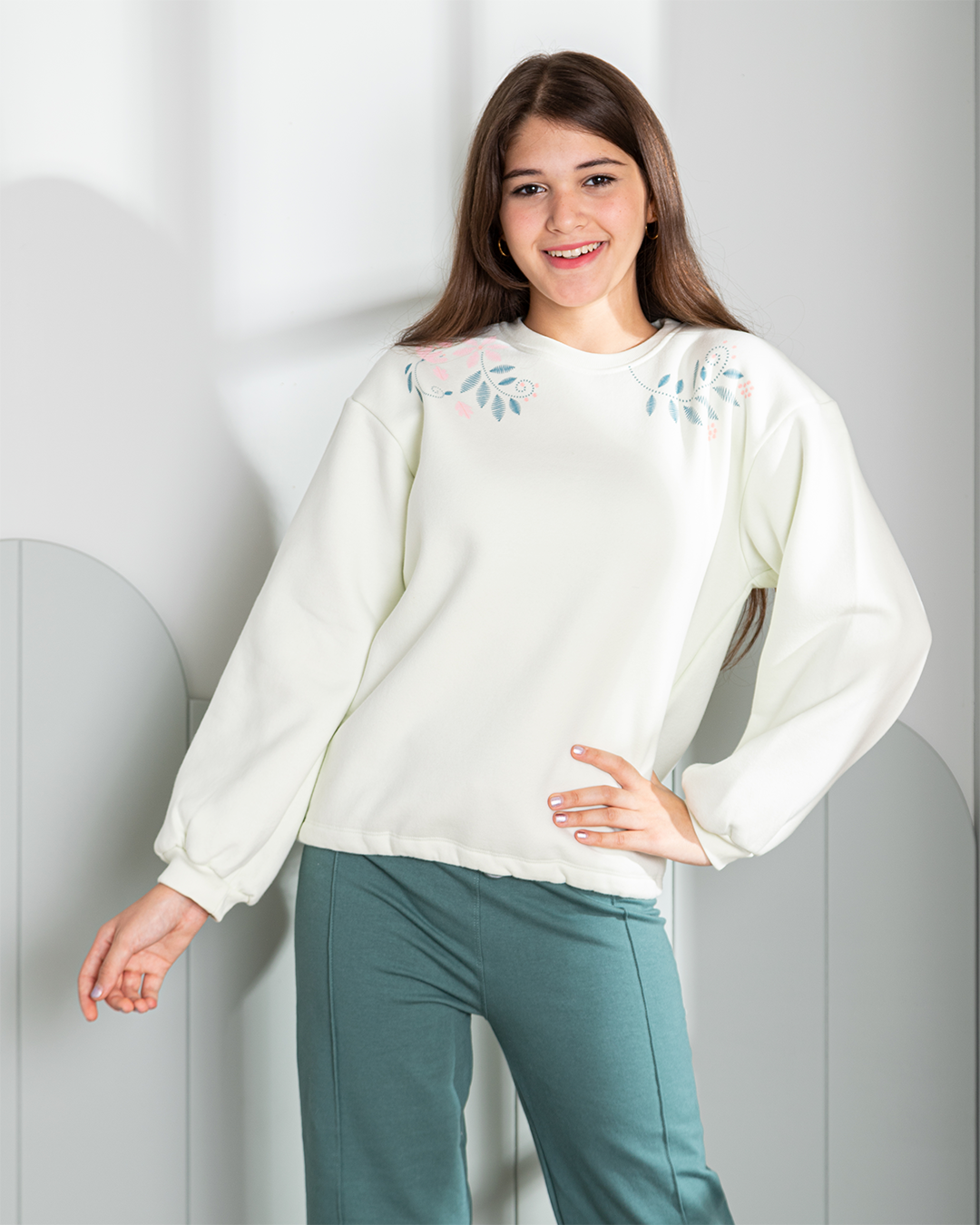 Grow Free Girls' Printed Set