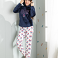  girls' pajamas are plush with a penguin