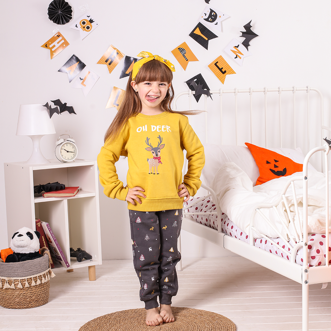 OH DEER بيجاما بناتي