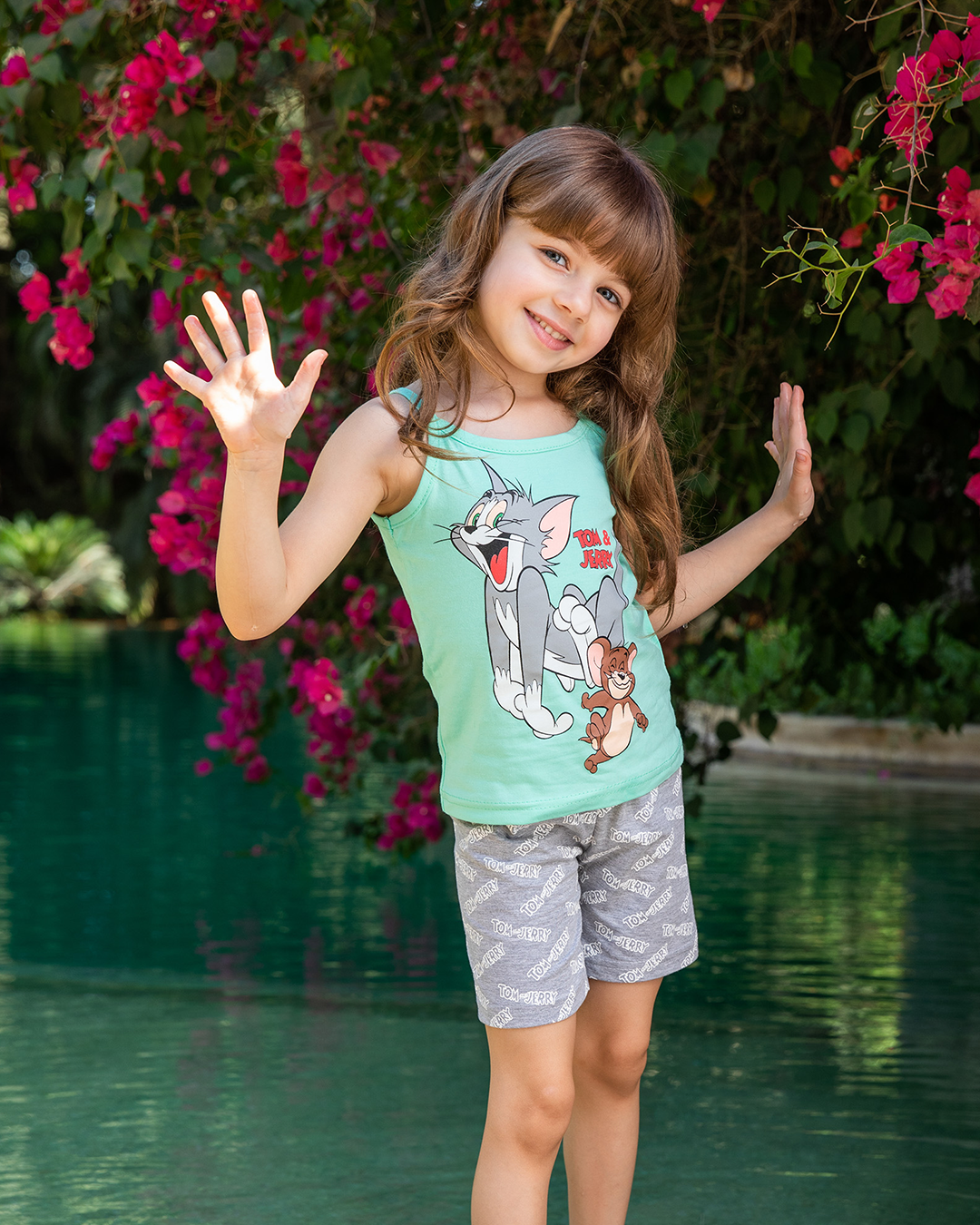 TOM & JERRY girls' bathing suits