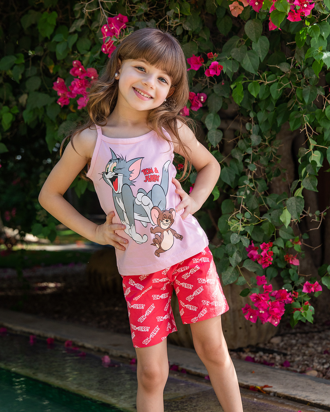 TOM & JERRY girls' bathing suits