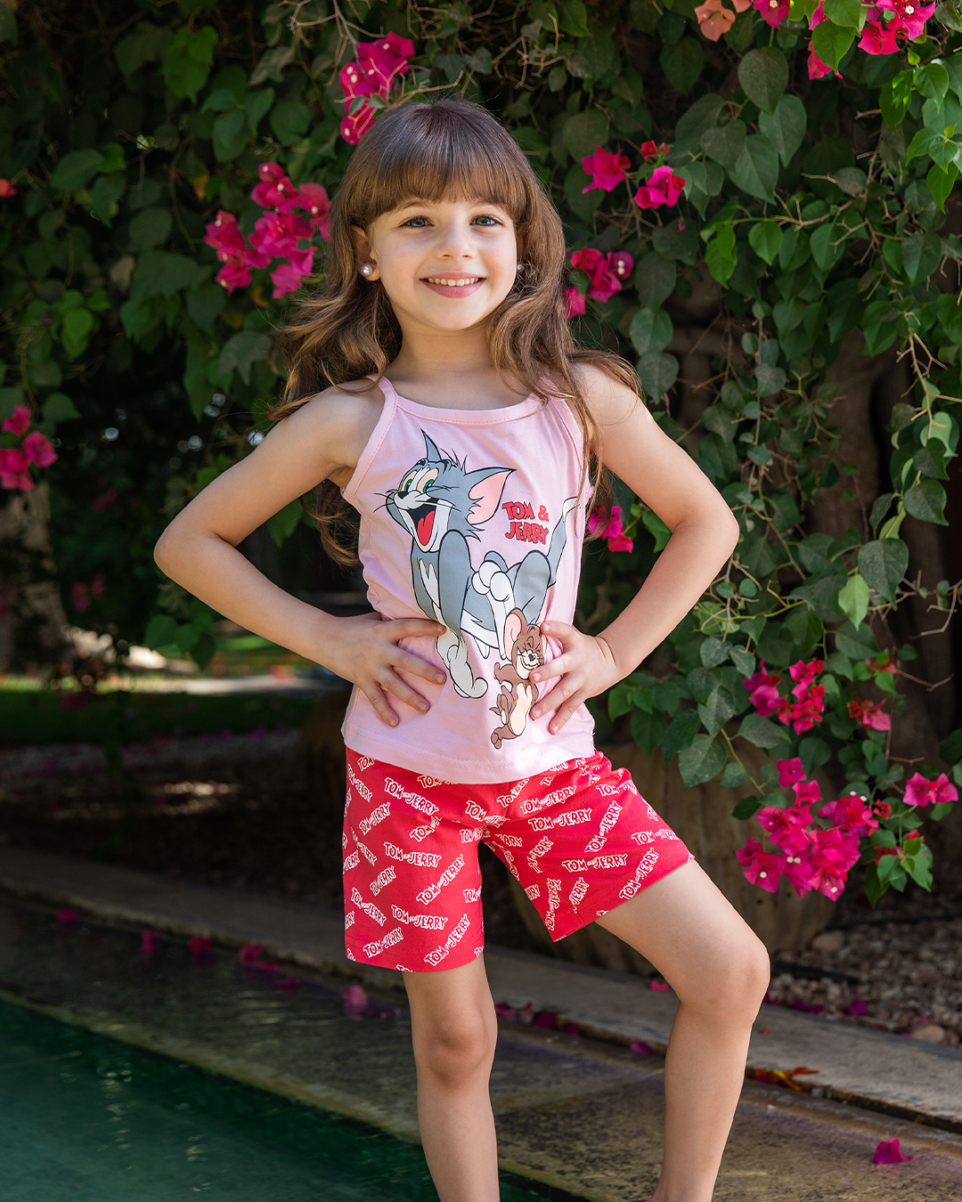 TOM & JERRY girls' bathing suits