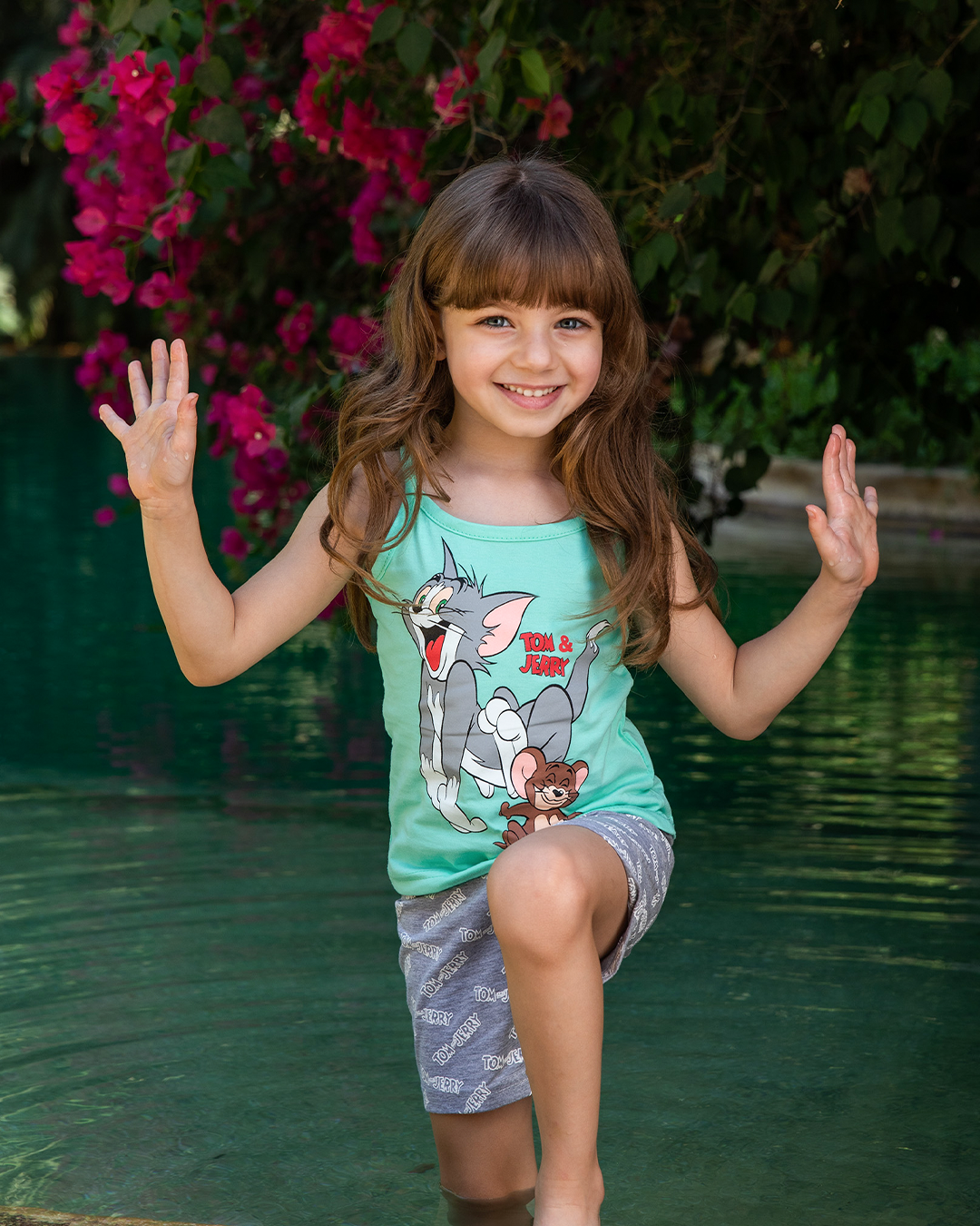 TOM & JERRY girls' bathing suits