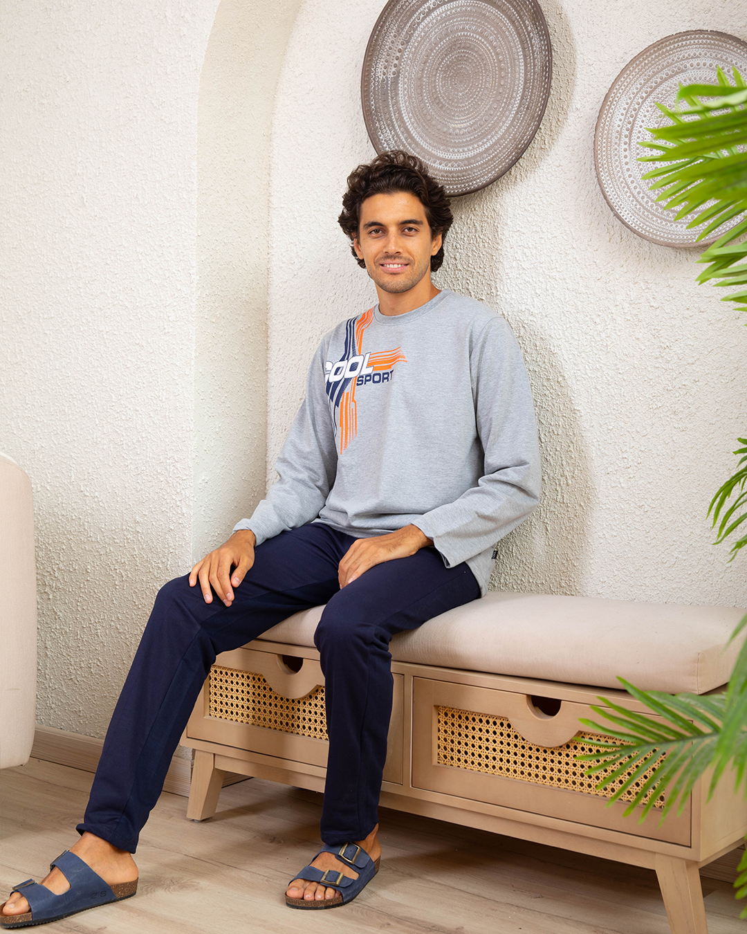 Cool بيجامه رجالي ميلتون راوند