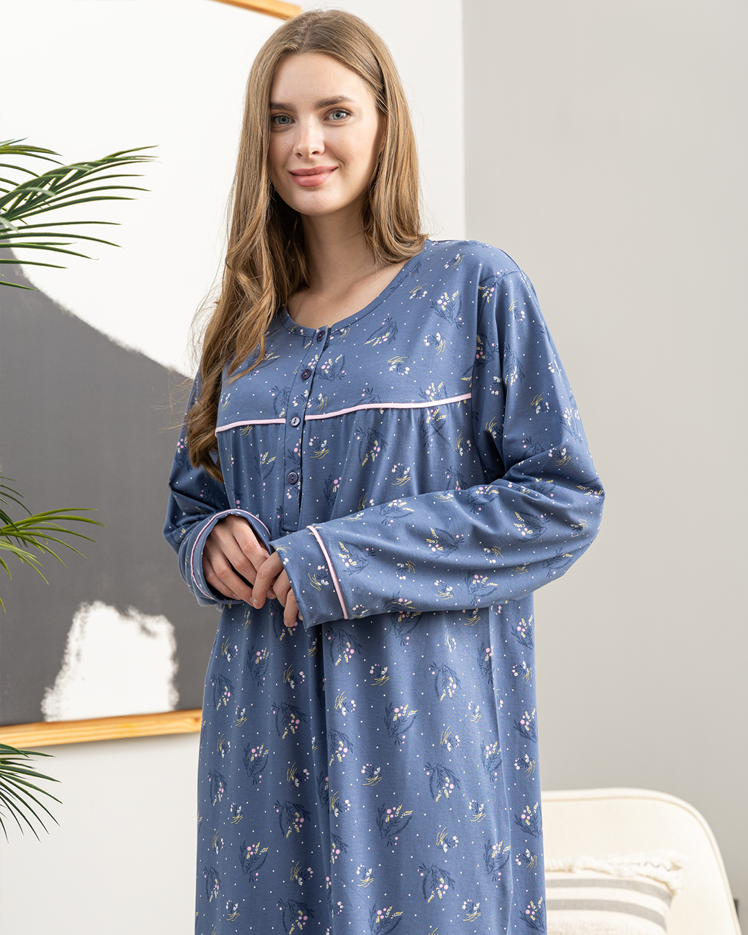 قميص حريمي بكم سفره روتارى الفروع