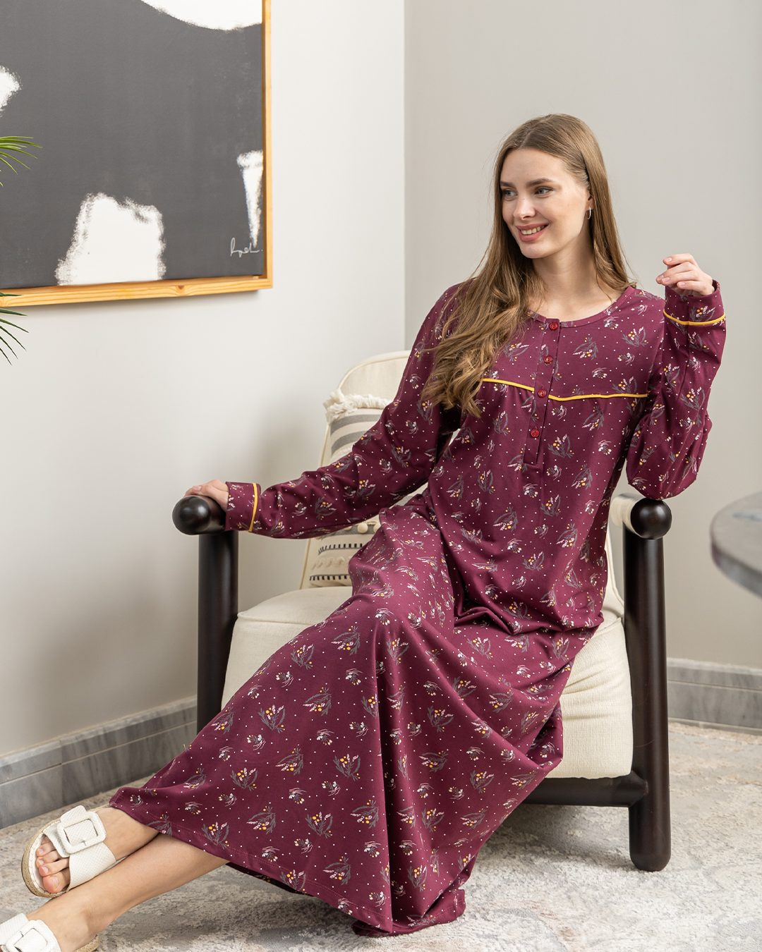 قميص حريمي بكم سفره روتارى الفروع