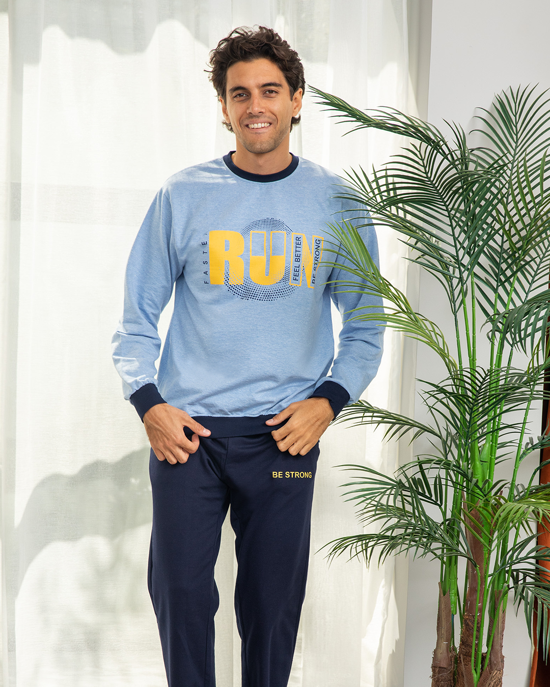 Run Men's Pajama Round Milton