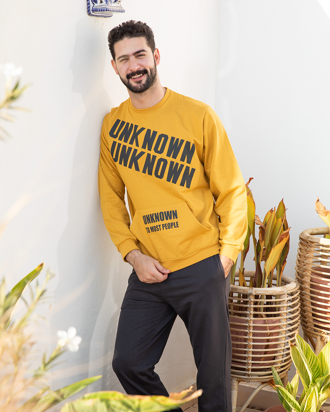 Unknown Men's Pajama Round Melton
