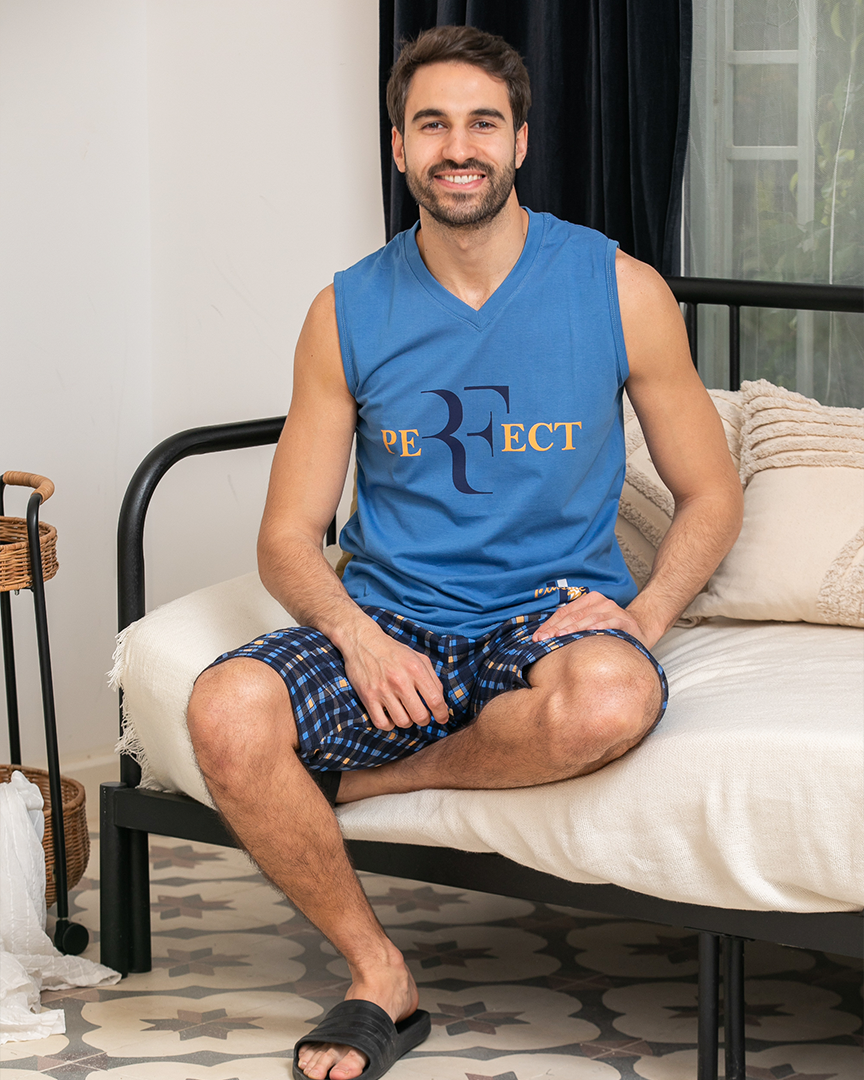 بيجامه رجالي كت كاروه بنتاكور