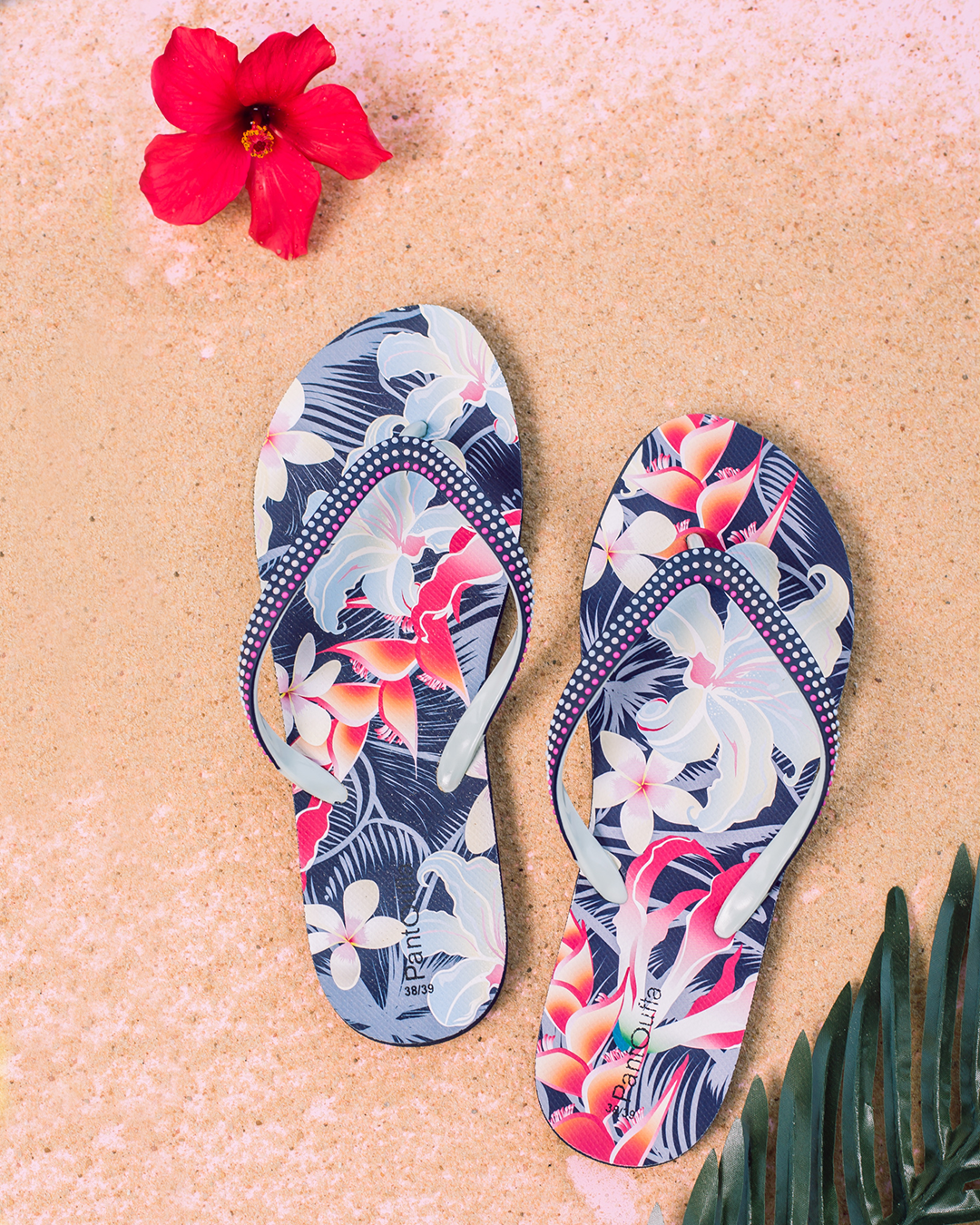 Hawaiian women's slippers