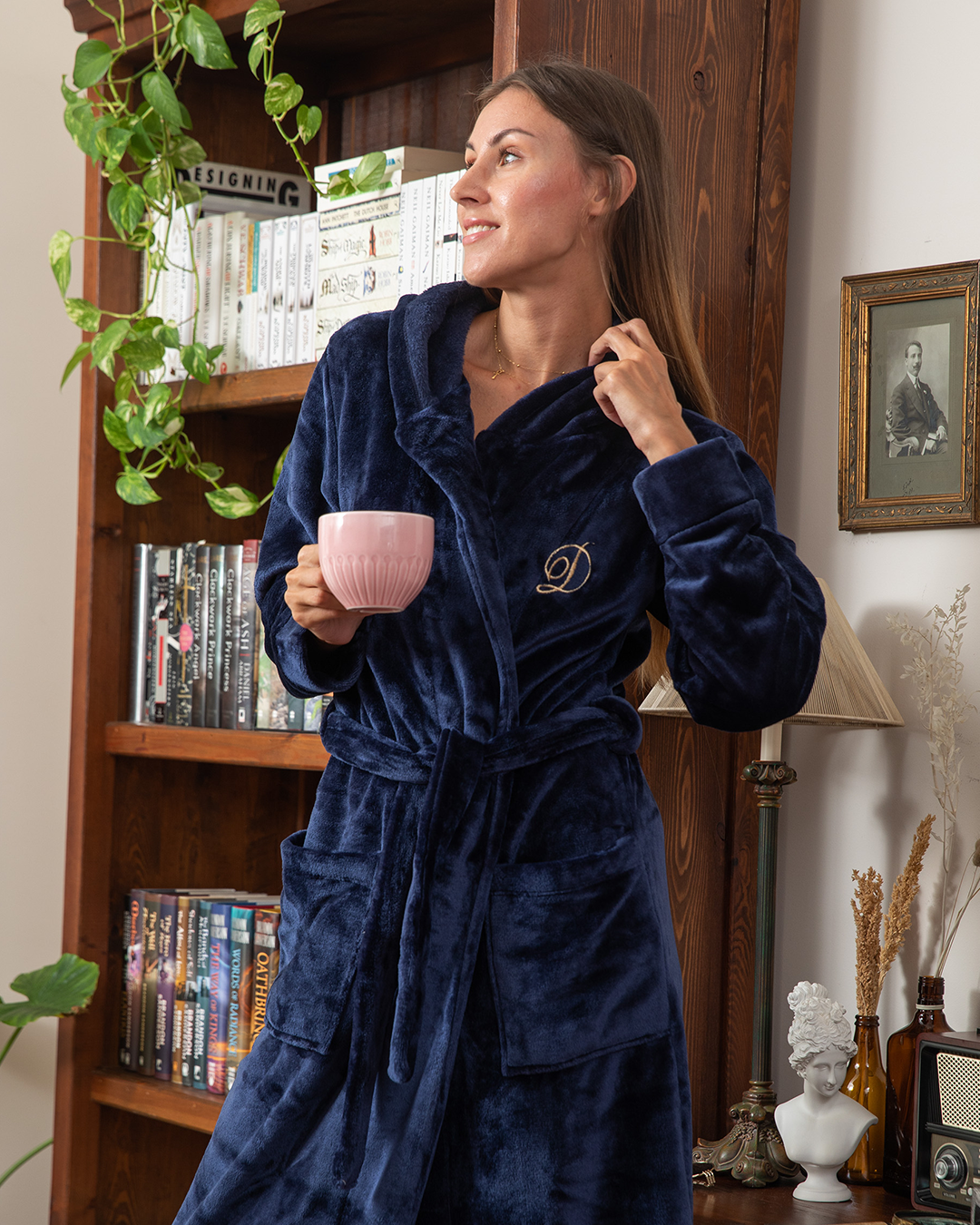 روب حريمي بولارطويل مطرز