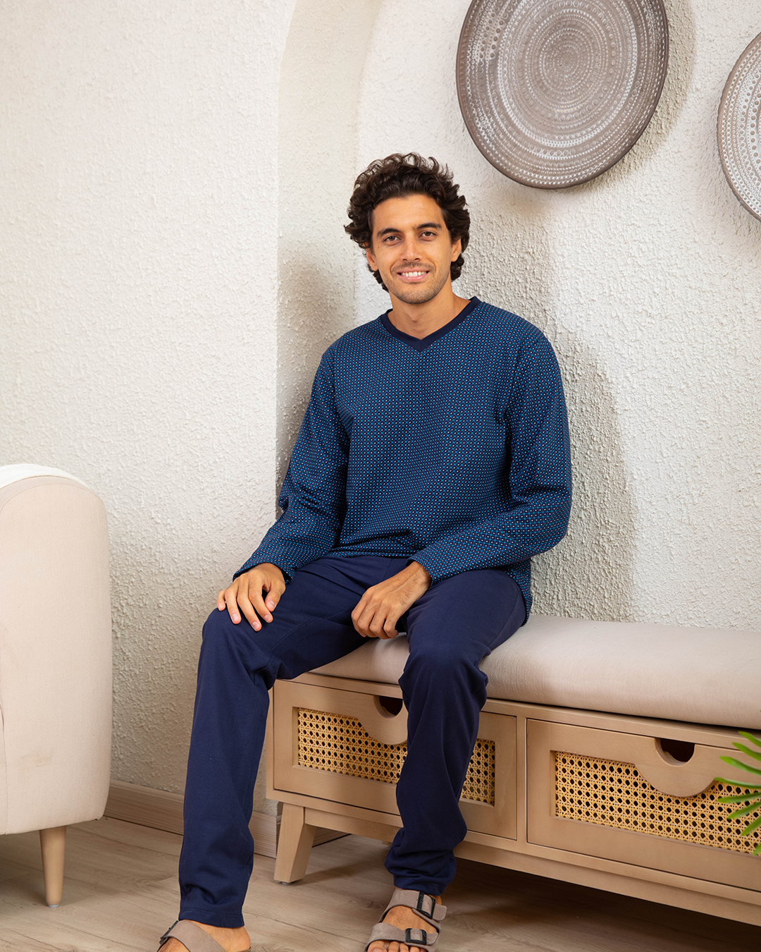 ميلتون روتارى المعينV بيجامه رجالي