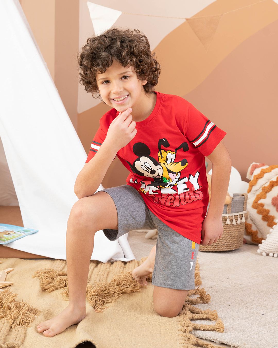 MICKEY FRIENDS بيجاما اولادي شورت