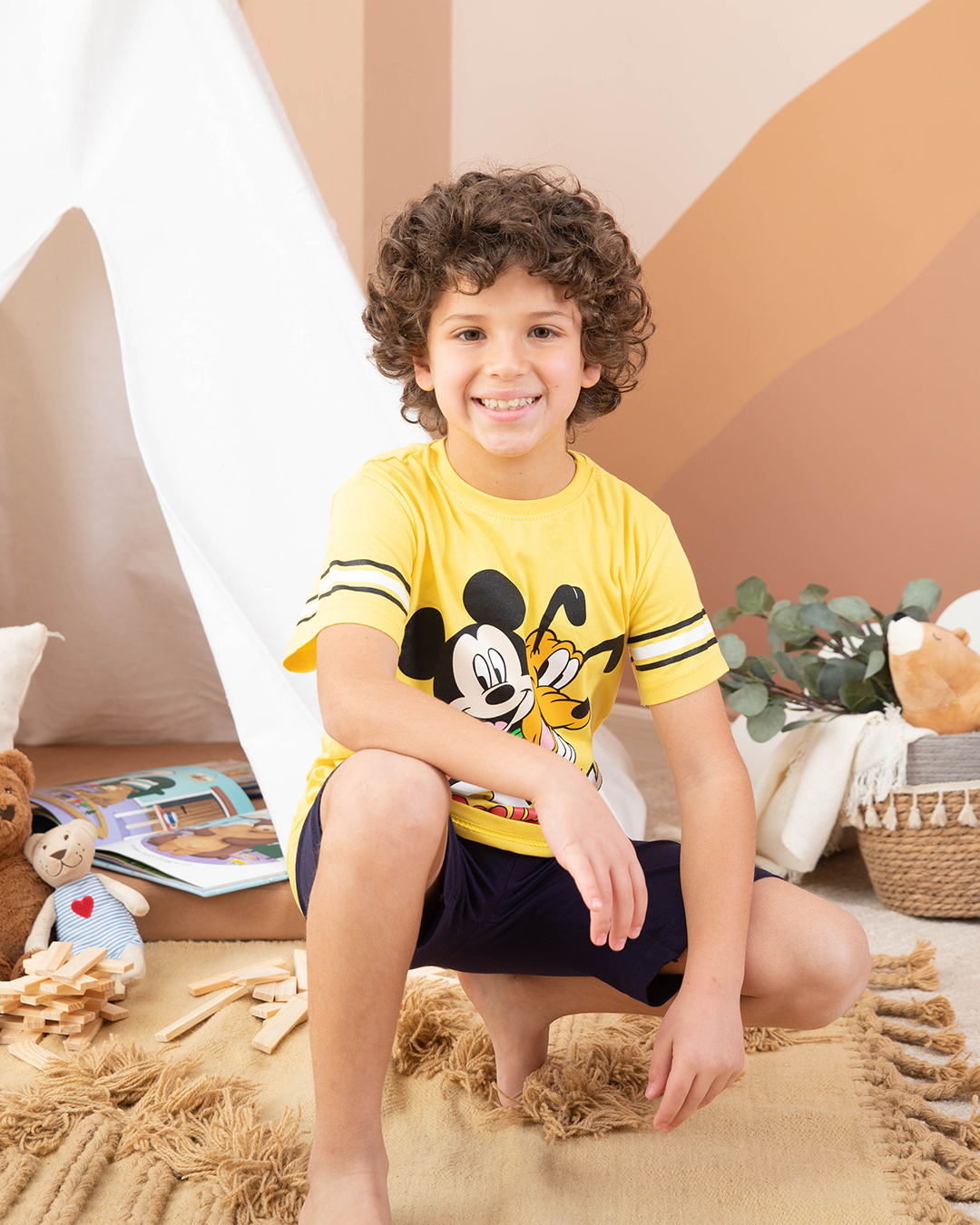 MICKEY FRIENDS بيجاما اولادي شورت