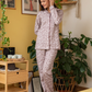 Women's pajama classic Milton Rotary rose