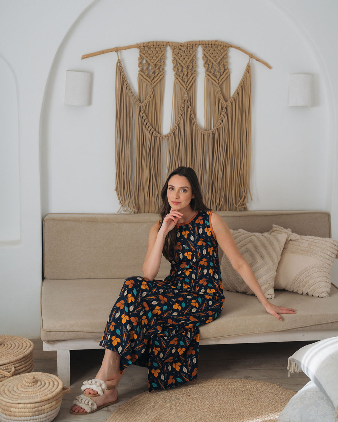 نايت شيرت حريمي كت طويل مرد بولو ورق شجر