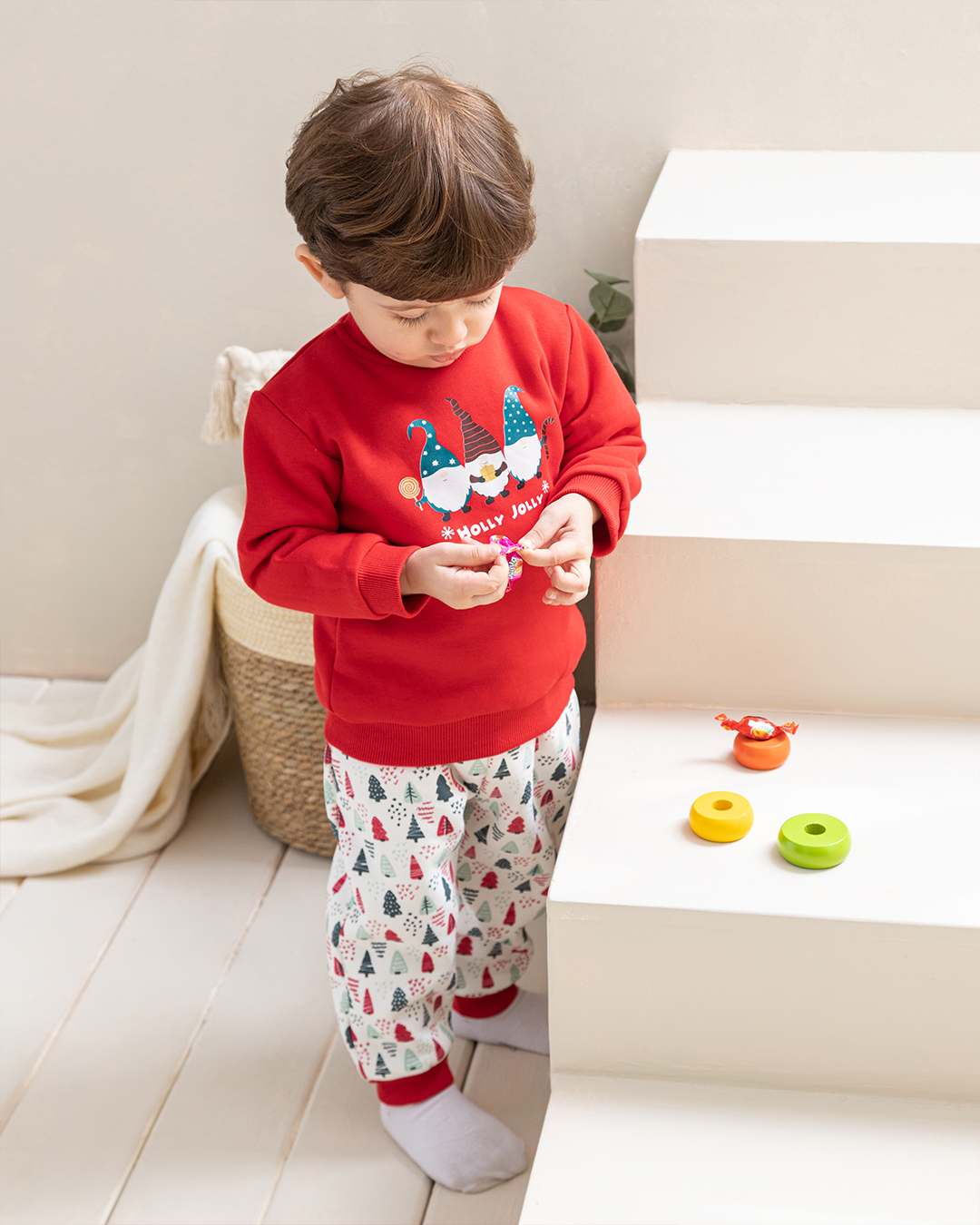 Holly Jolly Milton boys pajamas