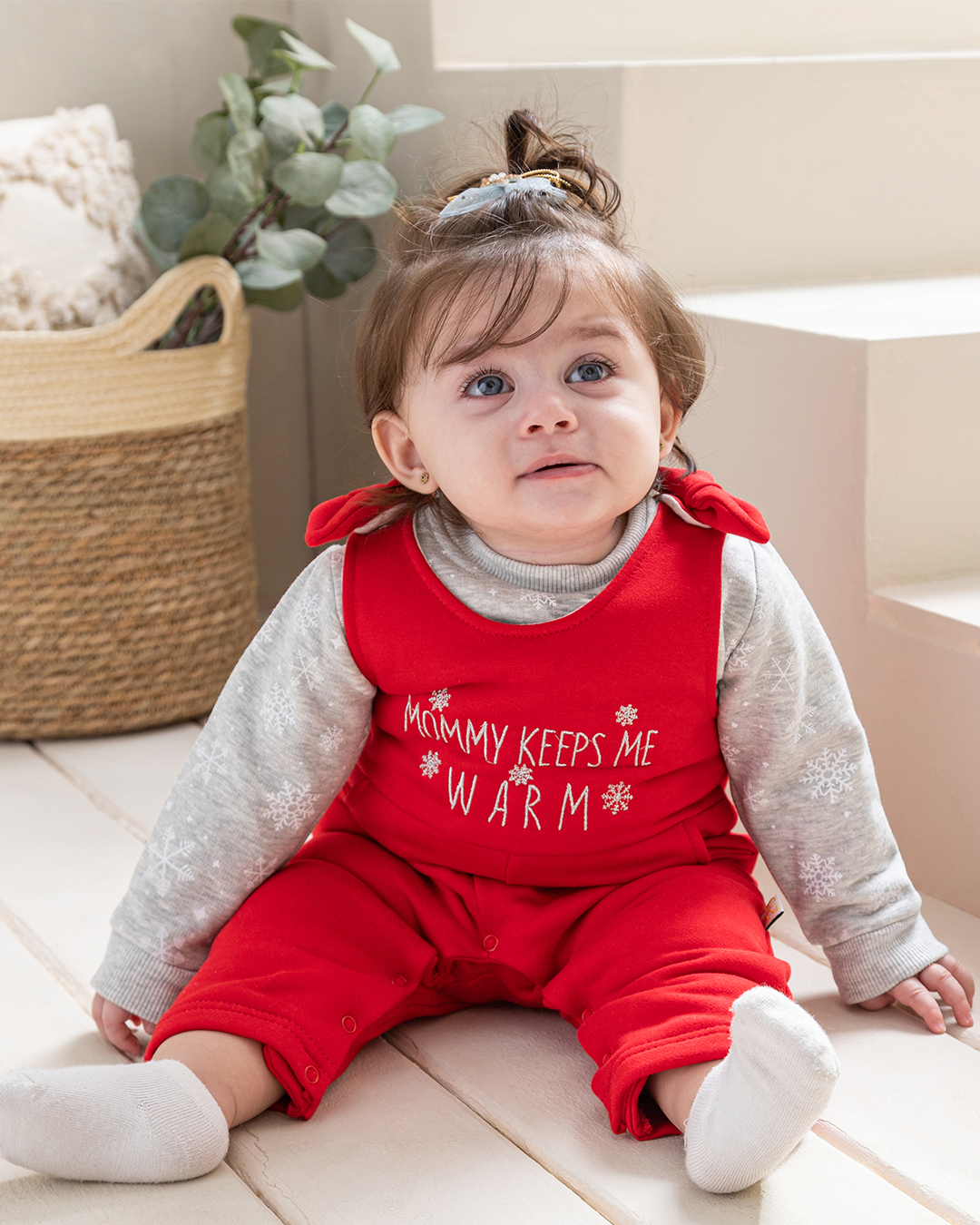 Mommy keeps me warm سالوبيت بناتي ميلتون+ توب كُم