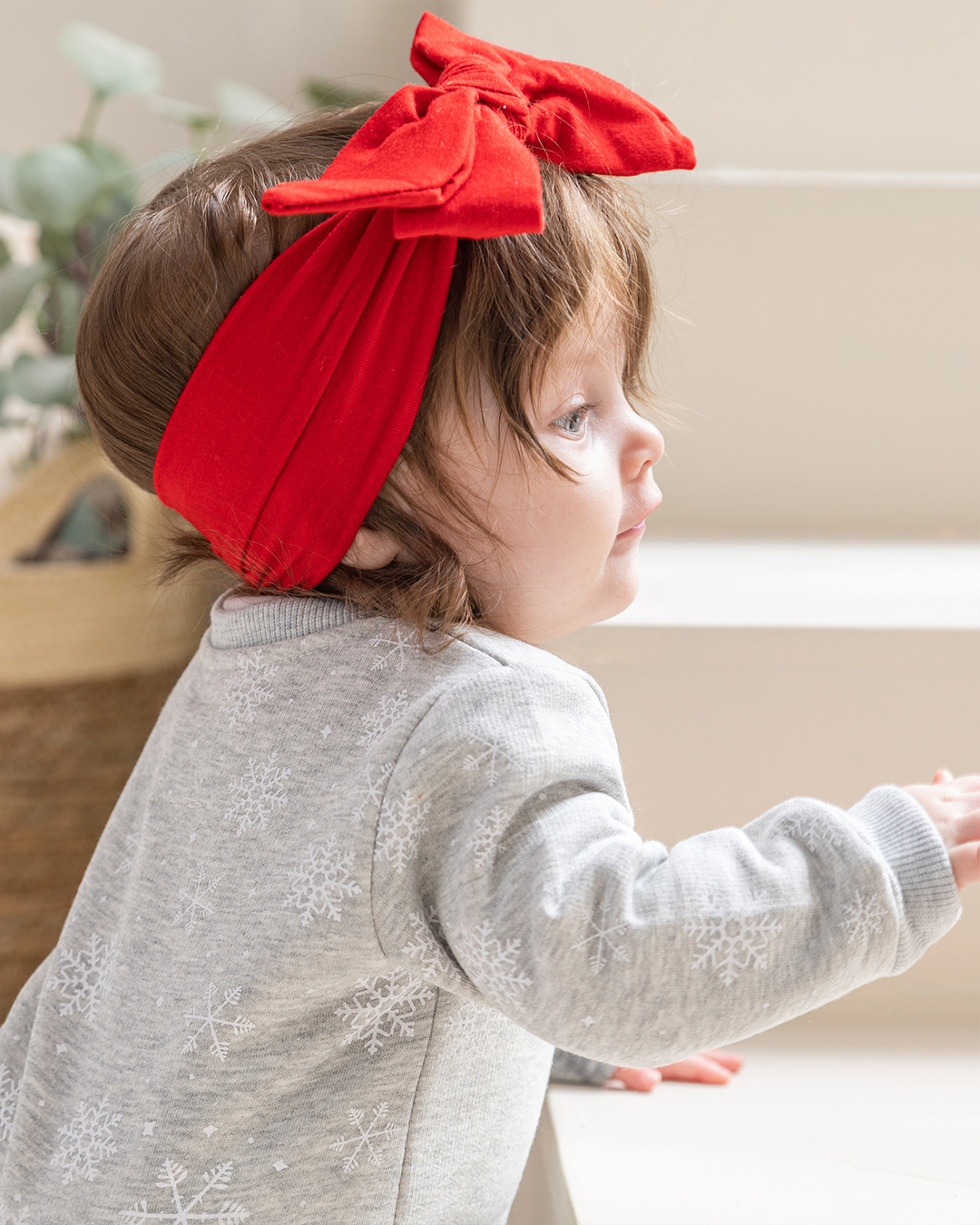 snowflakes girls milton printed bodysuit