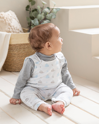 Little Captain سالوبيت أولادي إنترلوك مطبوع + توب كُم